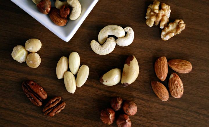 Un surtido de frutos secos